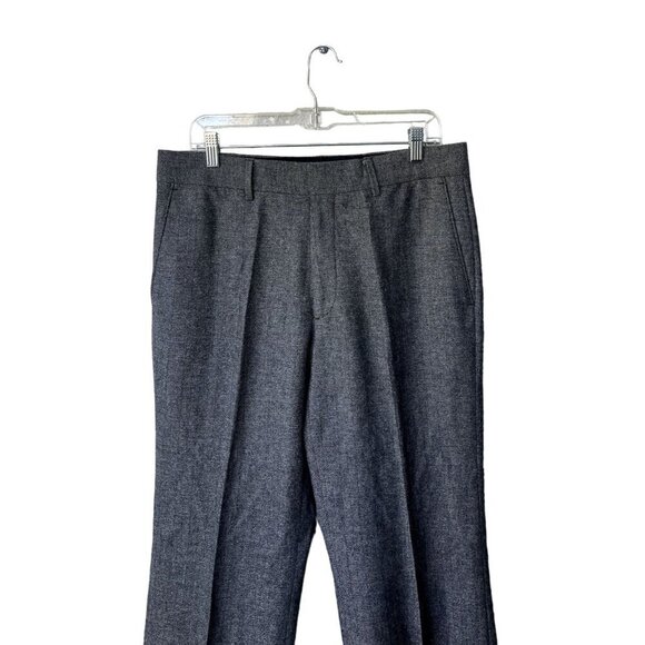 Banana Republic Mens Size 33X30 Grey Wool Blend Dress Suit Pants - Picture 2 of 8
